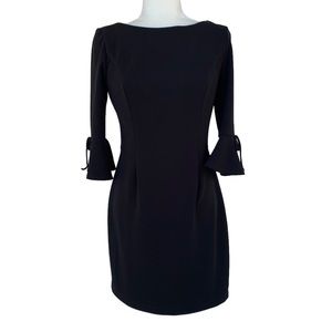 Vintage B Darlin Little Black Dress with Flutter Sleeves